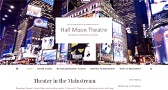 Desktop Screenshot of halfmoontheatre.org